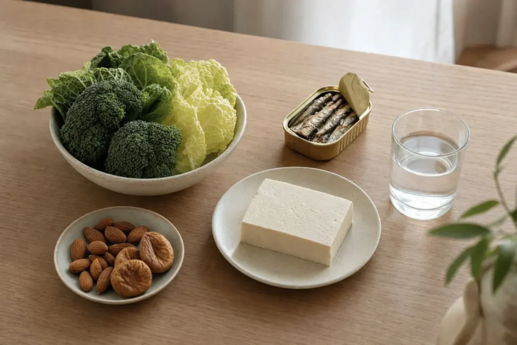 Illustration : Calcium : comment couvrir ses besoins quand on digère mal les produits laitiers